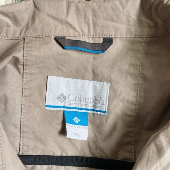 Colombia Omni-Shield Beige Jacket Men's Size XXL - Picture 3 of 4